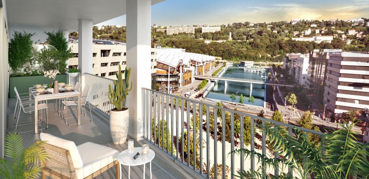 Appartement neuf à vendre Lyon 2ème - Ydeal Confluence | OGIC